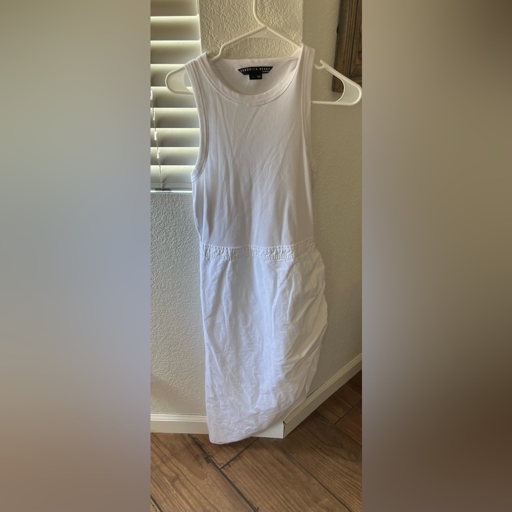 Veronica Beard Finca Mixed-Media Dress white medium - Picture 3 of 5